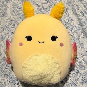 Squishmallows Yellow and Pink Miry the Moth
